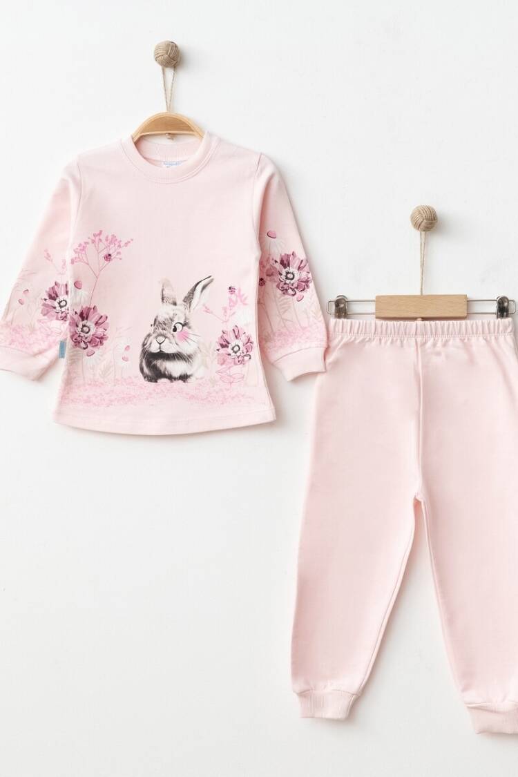 Girls' Suits - Toptan Kız Çocuk Desenli Eşofman Takımı 2-4Y 2017-2371 - Brand: Hoppidik - Women & Kids, Baby Clothes Wholesale - Globality Store