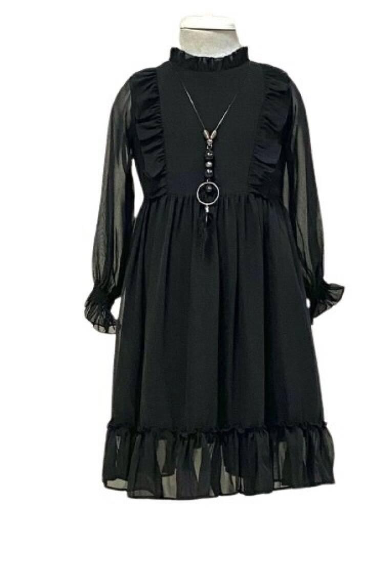 Girl's Dress - Toptan Kız Çocuk Elbise 11-14Y 2023-1104 - Brand: Elayza - Women & Kids, Baby Clothes Wholesale - Globality Store