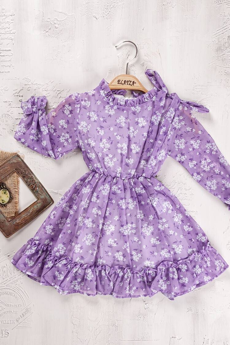 Girl's Dress - Toptan Kız Çocuk Elbise 2-5 Yaş 2023-2274 - Brand: Elayza - Women & Kids, Baby Clothes Wholesale - Globality Store