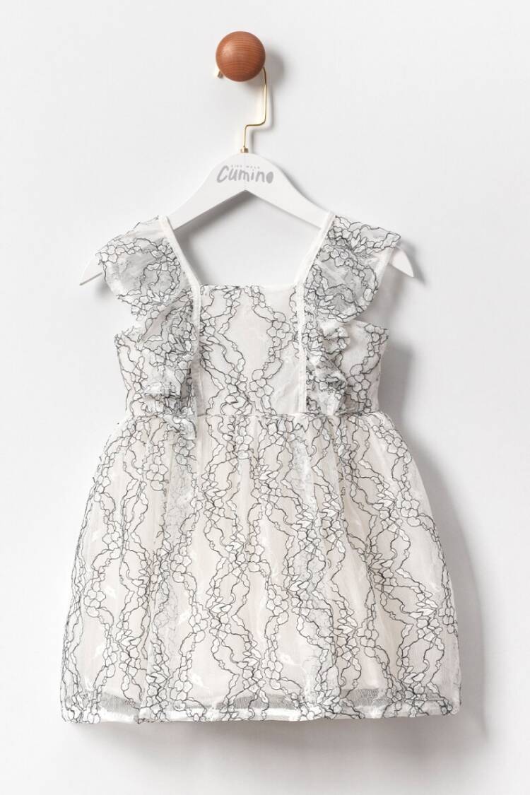 Girl's Dress - Toptan Kız Çocuk Elbise 2-5Y 1014-CMN3456 - Brand: Cumino - Women & Kids, Baby Clothes Wholesale - Globality Store