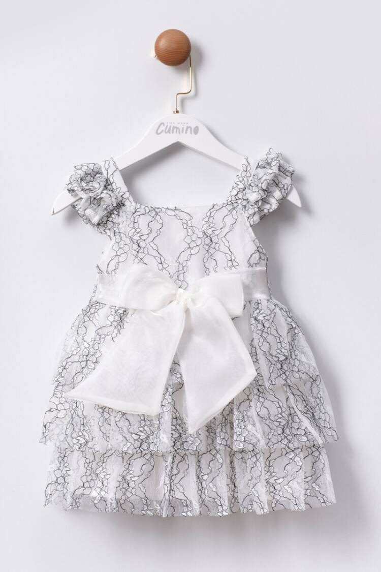Girl's Dress - Toptan Kız Çocuk Elbise 2-5Y 1014-CMN3487 - Brand: Cumino - Women & Kids, Baby Clothes Wholesale - Globality Store