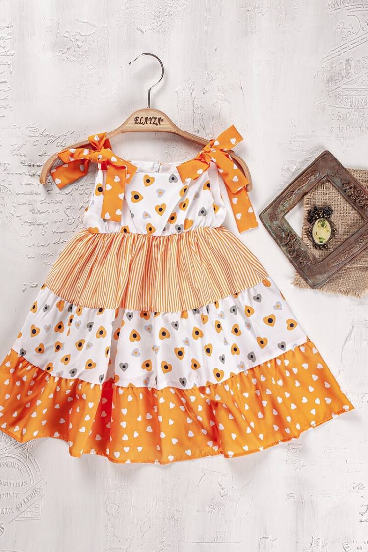 Girl's Dress - Toptan Kız Çocuk Elbise 2-5Y 2023-2275 - Brand: Elayza - Women & Kids, Baby Clothes Wholesale - Globality Store
