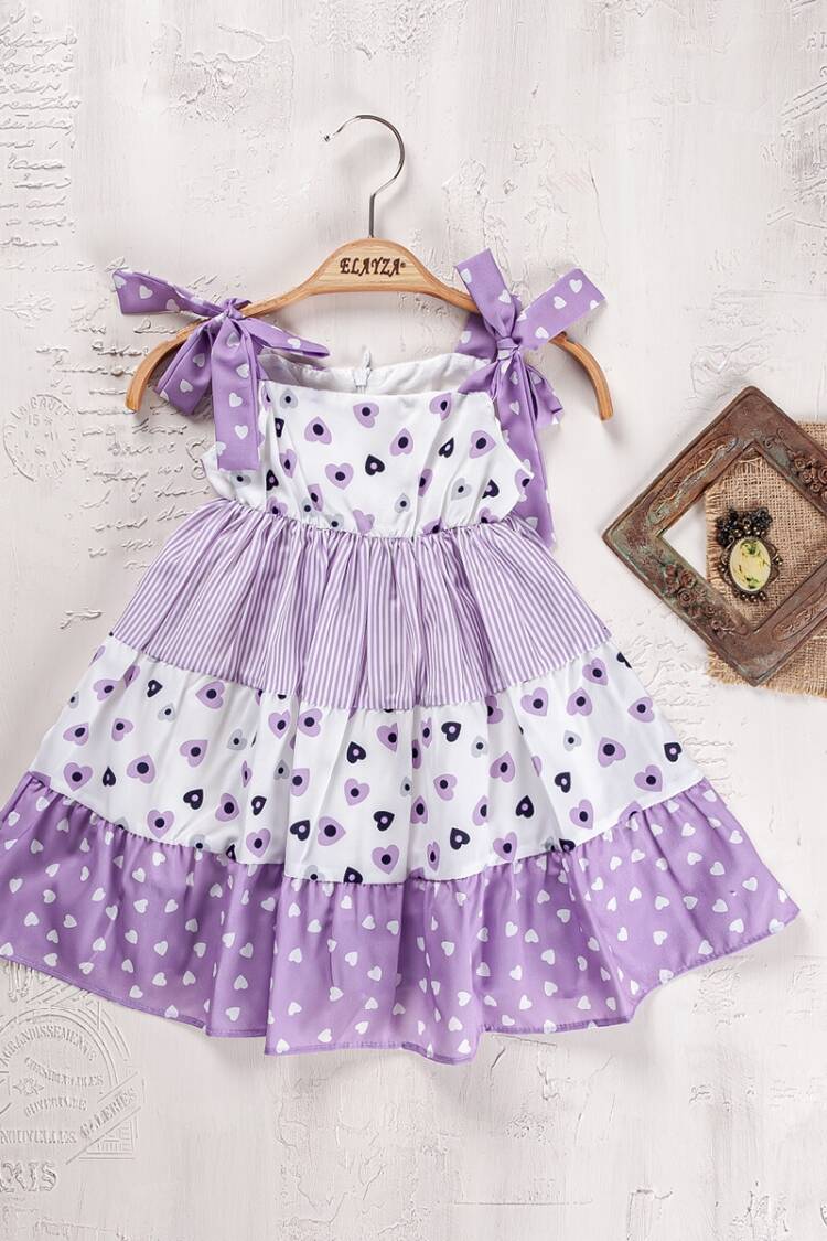 Girl's Dress - Toptan Kız Çocuk Elbise 2-5Y 2023-2275 - Brand: Elayza - Women & Kids, Baby Clothes Wholesale - Globality Store