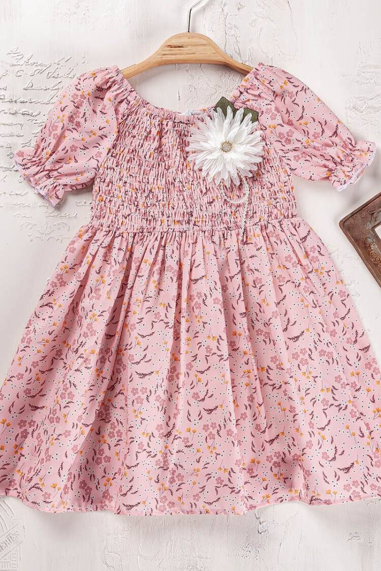 Girl's Dress - Toptan Kız Çocuk Elbise 2-5Y 2023-2305 - Brand: Elayza - Women & Kids, Baby Clothes Wholesale - Globality Store