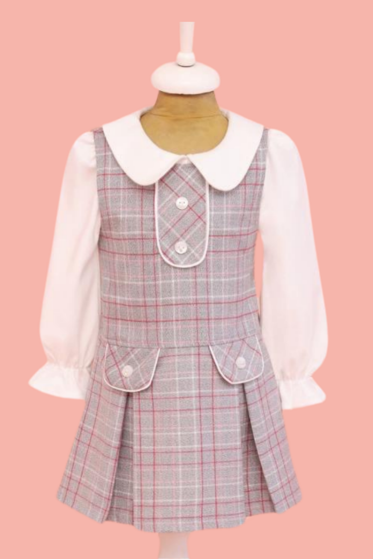 Girl's Dress - Toptan Kız Çocuk Elbise 2-5Y 1049-6597 - Brand: Lilax - Women & Kids, Baby Clothes Wholesale - Globality Store