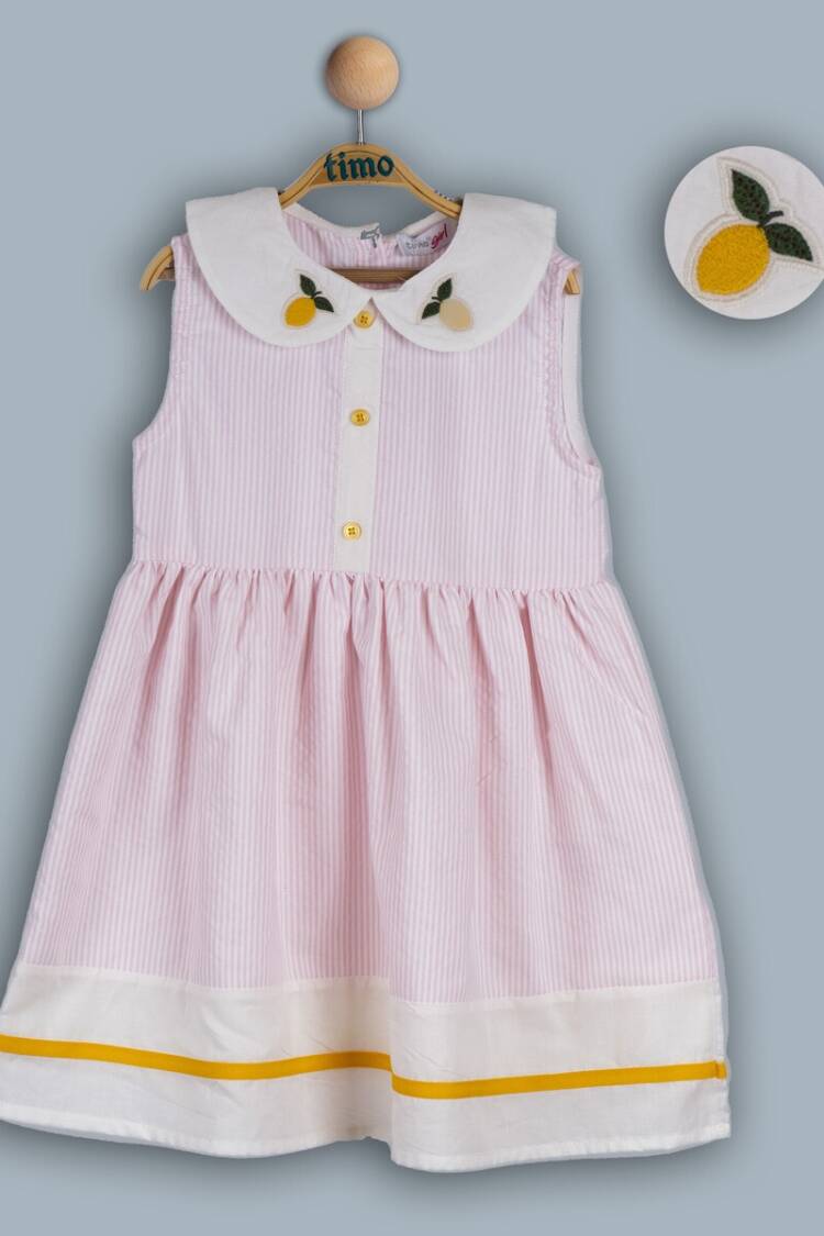 Girl's Dress - Toptan Kız Çocuk Elbise 2-5Y 1018-TK4DÜ042240542 - Brand: Timo - Women & Kids, Baby Clothes Wholesale - Globality Store