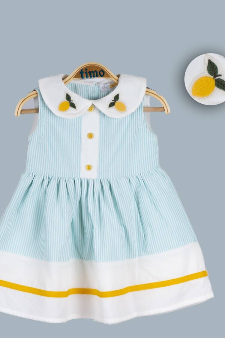 Girl's Dress - Toptan Kız Çocuk Elbise 2-5Y 1018-TK4DÜ042240542 - Brand: Timo - Women & Kids, Baby Clothes Wholesale - Globality Store