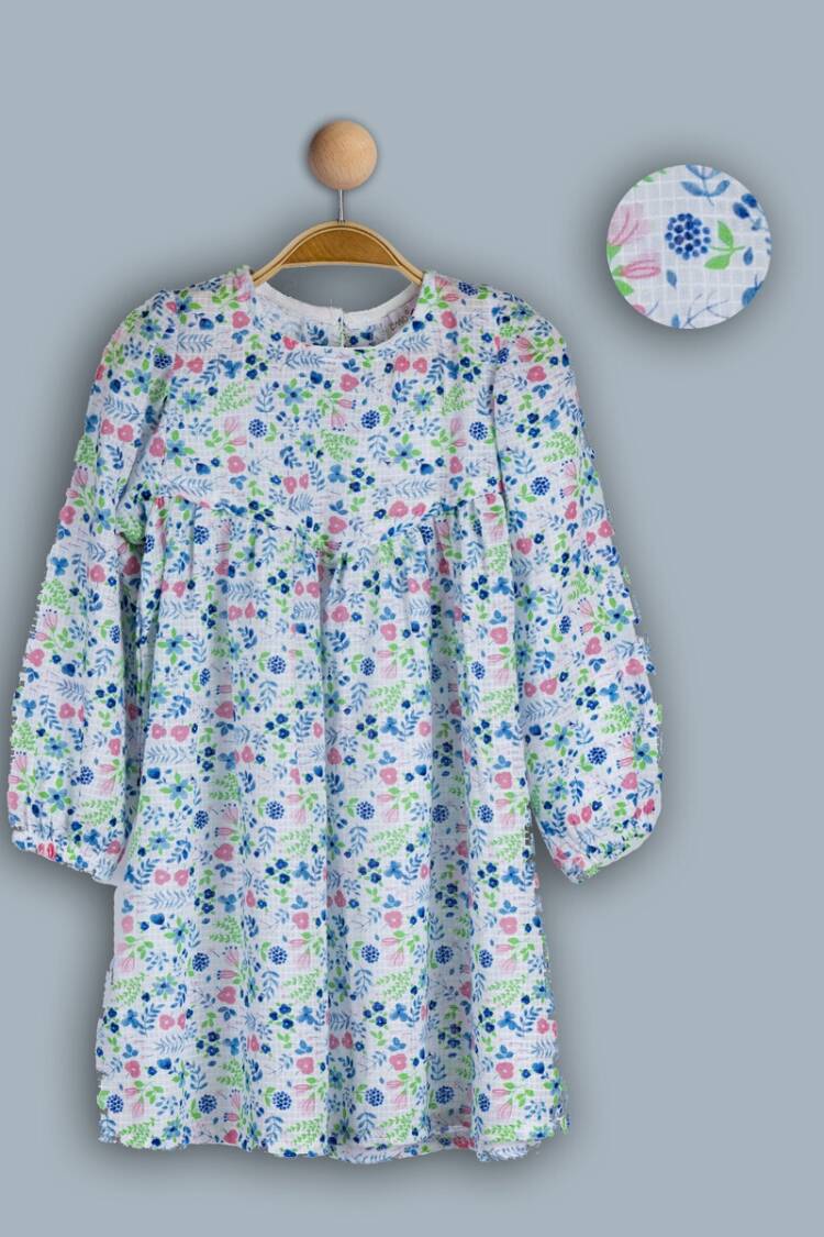 Girl's Dress - Toptan Kız Çocuk Elbise 2-5Y 1018-TK4DÜ082243892 - Brand: Timo - Women & Kids, Baby Clothes Wholesale - Globality Store