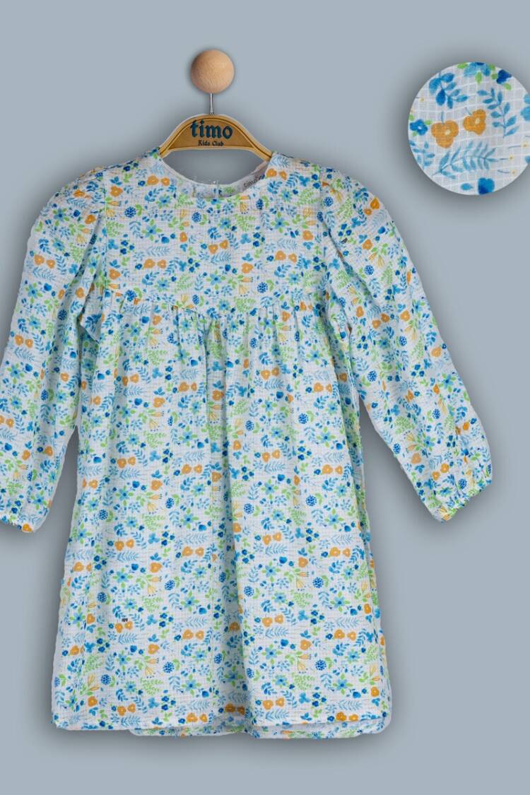 Girl's Dress - Toptan Kız Çocuk Elbise 2-5Y 1018-TK4DÜ082243892 - Brand: Timo - Women & Kids, Baby Clothes Wholesale - Globality Store