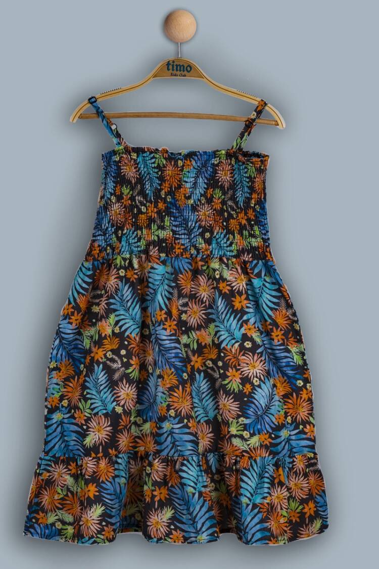 Girl's Dress - Toptan Kız Çocuk Elbise 2-5Y 1018-TK4DÜ202242102 - Brand: Timo - Women & Kids, Baby Clothes Wholesale - Globality Store