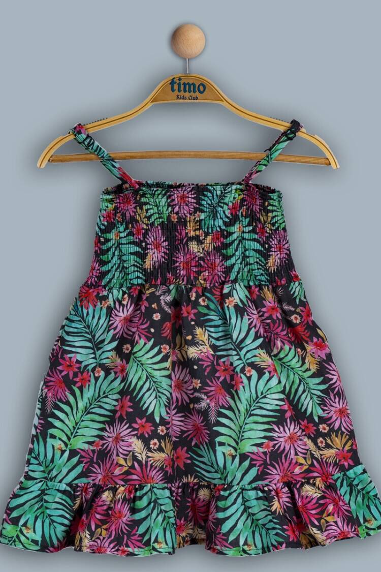 Girl's Dress - Toptan Kız Çocuk Elbise 2-5Y 1018-TK4DÜ202242102 - Brand: Timo - Women & Kids, Baby Clothes Wholesale - Globality Store