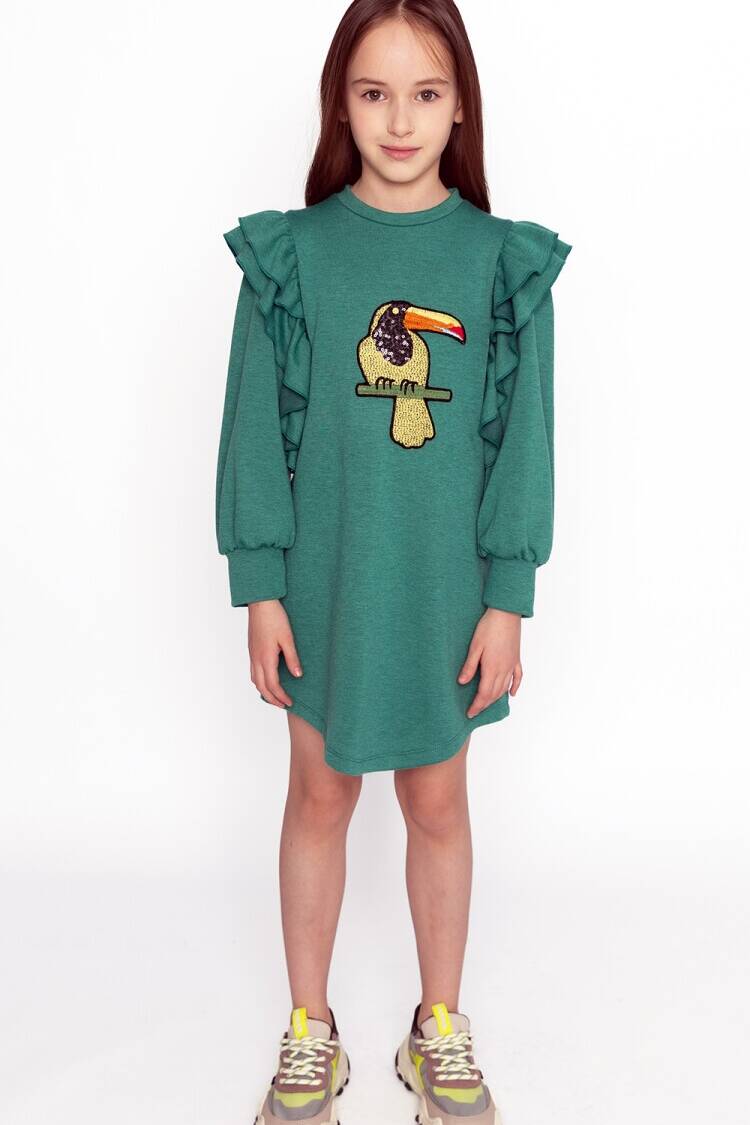 Girl's Dress - Toptan Kız Çocuk Elbise 4-12Y 1083-DSL0317 - Brand: Sheshe - Women & Kids, Baby Clothes Wholesale - Globality Store