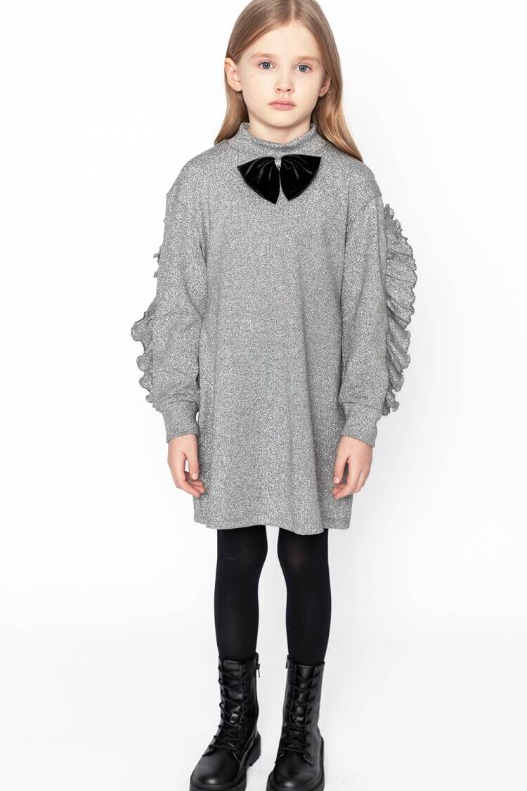 Girl's Dress - Toptan Kız Çocuk Elbise 4-12Y 1083-DSL0353 - Brand: Sheshe - Women & Kids, Baby Clothes Wholesale - Globality Store