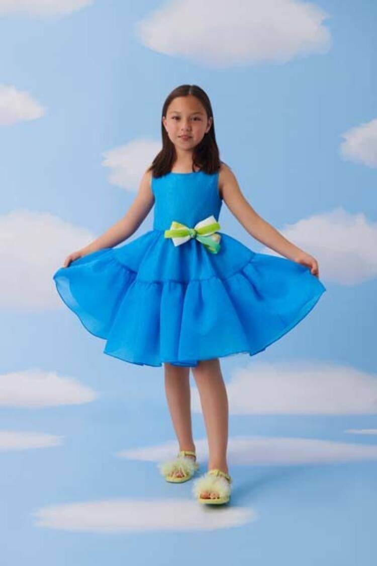 Girl's Dress - Toptan Kız Çocuk Elbise 4-14Y 2012-DS01985 - Brand: LiaLea - Women & Kids, Baby Clothes Wholesale - Globality Store