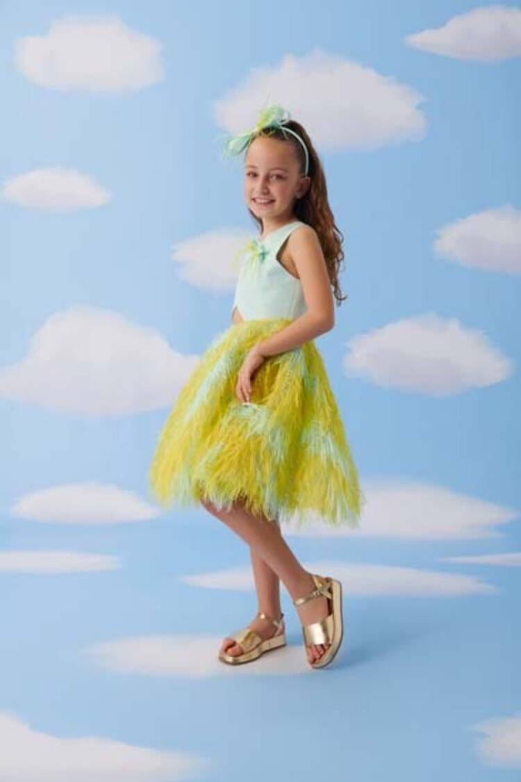 Girl's Dress - Toptan Kız Çocuk Elbise 4-14Y 2012-DS01987 - Brand: LiaLea - Women & Kids, Baby Clothes Wholesale - Globality Store
