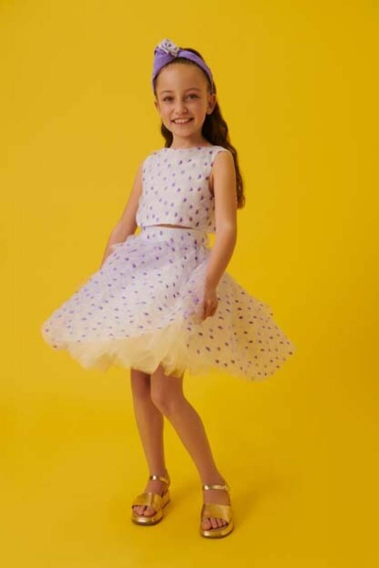Girl's Dress - Toptan Kız Çocuk Elbise 4-14Y 2012-DS01992 - Brand: LiaLea - Women & Kids, Baby Clothes Wholesale - Globality Store