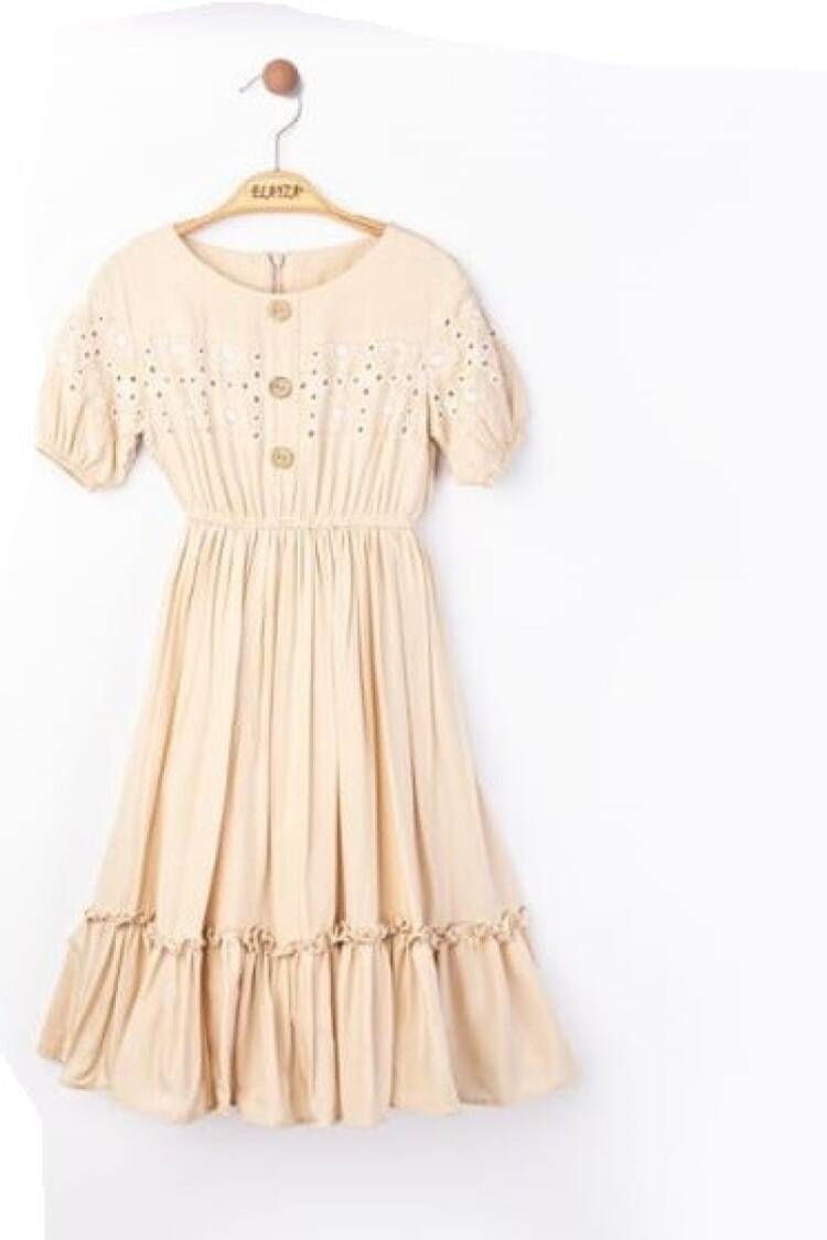 Girl's Dress - Toptan Kız Çocuk Elbise 5-8Y 2023-2216 - Brand: Elayza - Women & Kids, Baby Clothes Wholesale - Globality Store