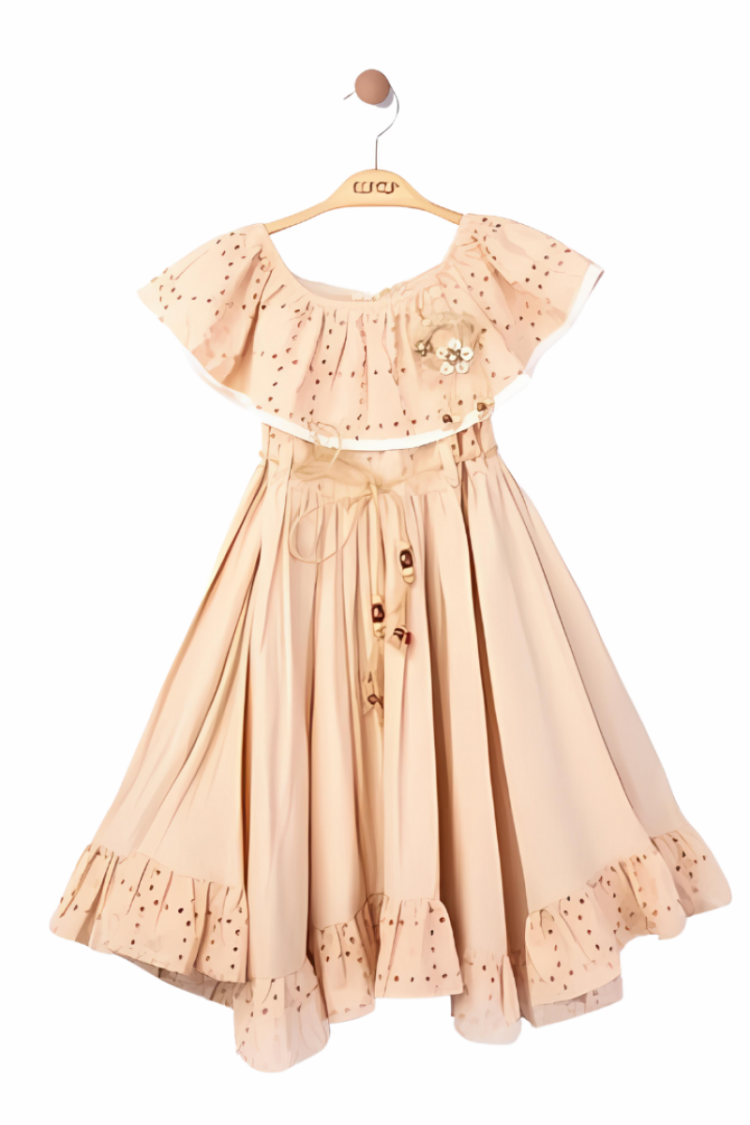 Girl's Dress - Toptan Kız Çocuk Elbise 5-8Y 2023-2240 - Brand: Elayza - Women & Kids, Baby Clothes Wholesale - Globality Store
