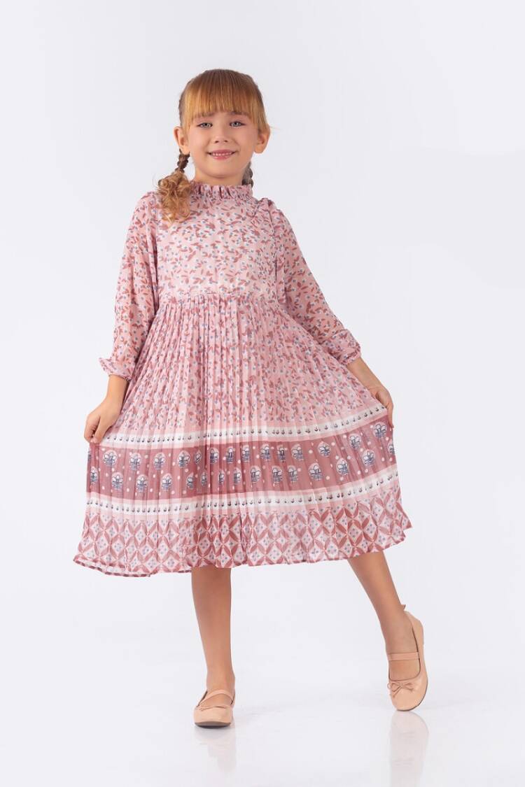 Girl's Dress - Toptan Kız Çocuk Elbise 5-8Y 2023-2333 - Brand: Elayza - Women & Kids, Baby Clothes Wholesale - Globality Store