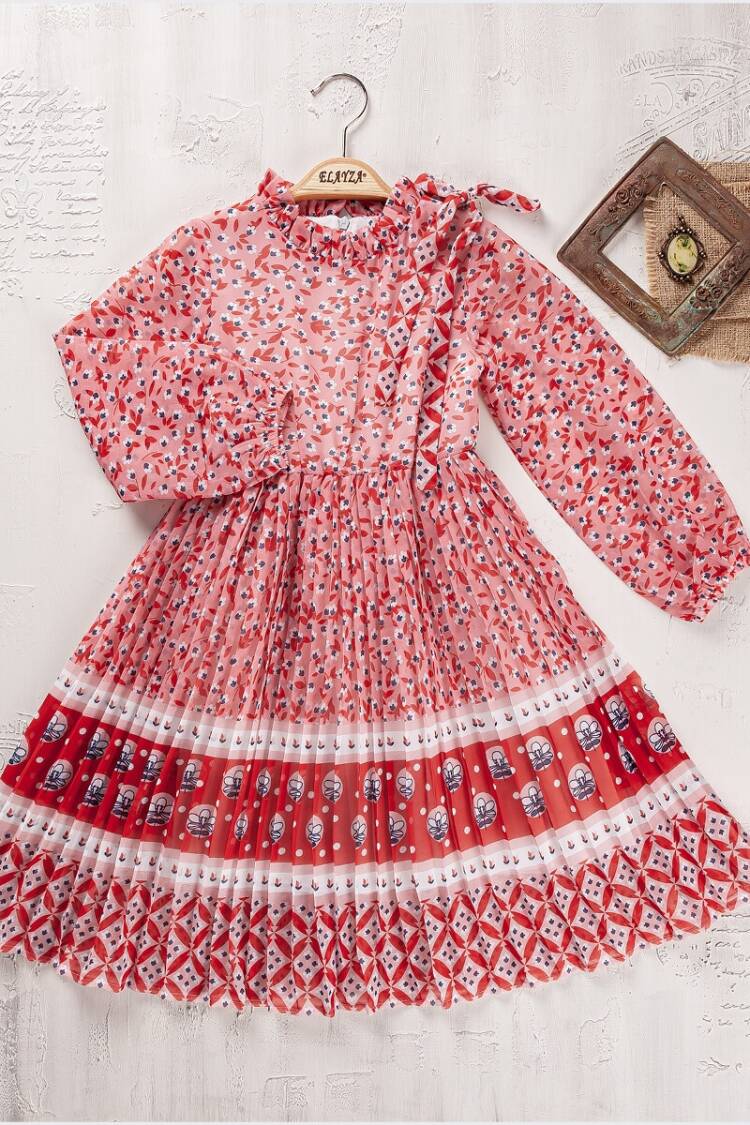 Girl's Dress - Toptan Kız Çocuk Elbise 5-8Y 2023-2333 - Brand: Elayza - Women & Kids, Baby Clothes Wholesale - Globality Store
