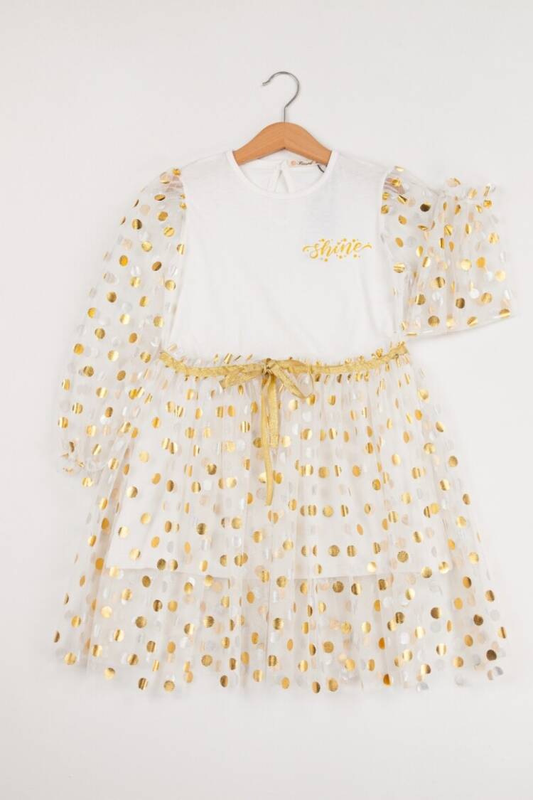 Girl's Dress - Toptan Kız Çocuk Elbise 7-10Y 1016-24111 - Brand: Büşra Bebe - Women & Kids, Baby Clothes Wholesale - Globality Store