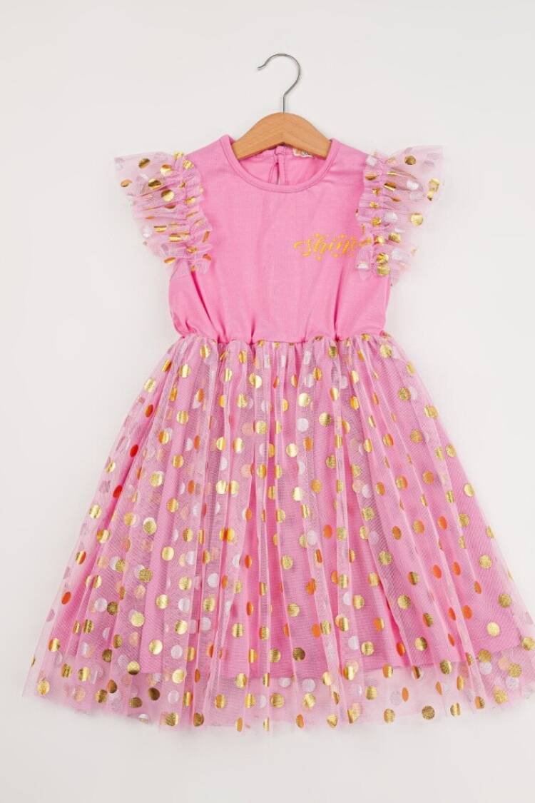 Girl's Dress - Toptan Kız Çocuk Elbise 7-10Y 1016-24112 - Brand: Büşra Bebe - Women & Kids, Baby Clothes Wholesale - Globality Store