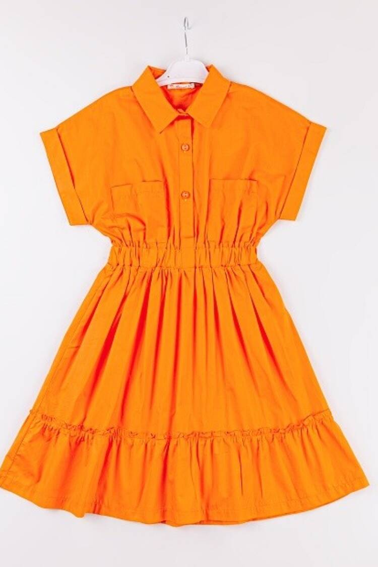 Girl's Dress - Toptan Kız Çocuk Elbise 7-10Y 1016-24121 - Brand: Büşra Bebe - Women & Kids, Baby Clothes Wholesale - Globality Store