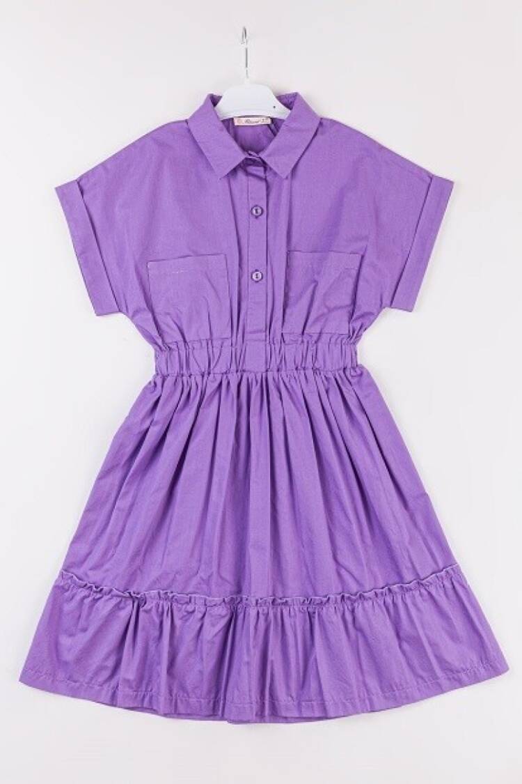 Girl's Dress - Toptan Kız Çocuk Elbise 7-10Y 1016-24121 - Brand: Büşra Bebe - Women & Kids, Baby Clothes Wholesale - Globality Store