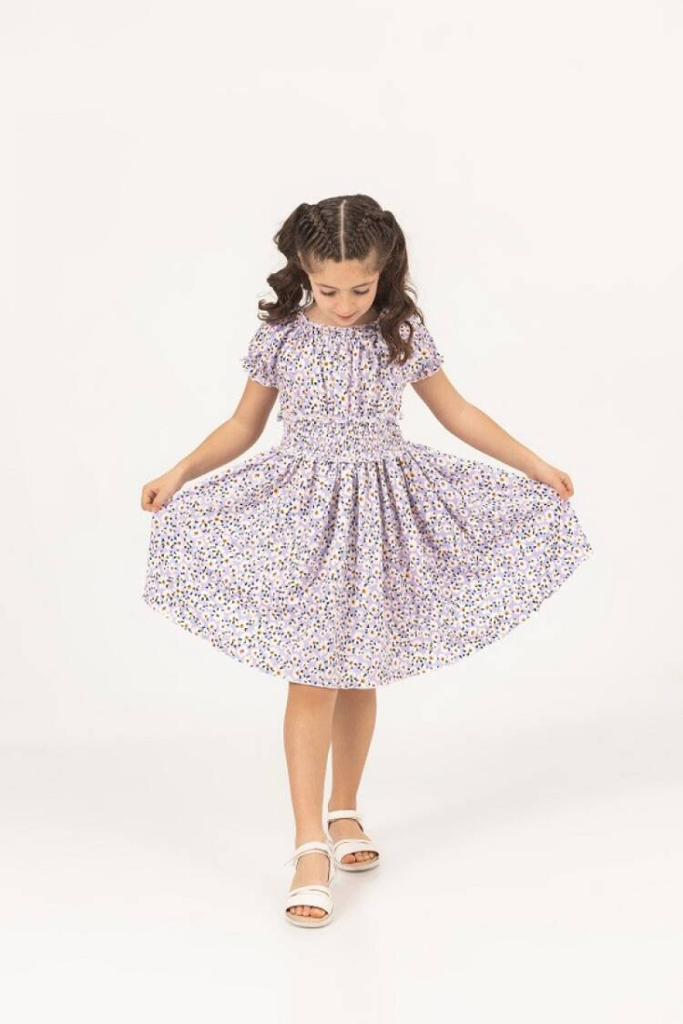 Girl's Dress - Toptan Kız Çocuk Elbise 7-10Y 1016-24157 - Brand: Büşra Bebe - Women & Kids, Baby Clothes Wholesale - Globality Store