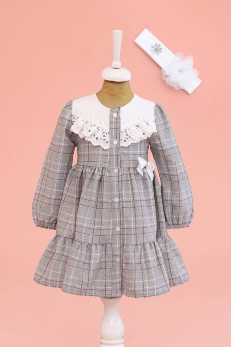 Baby Dress - Toptan Kız Çocuk Elbise 9-24M 1049-6515 - Brand: Lilax - Women & Kids, Baby Clothes Wholesale - Globality Store