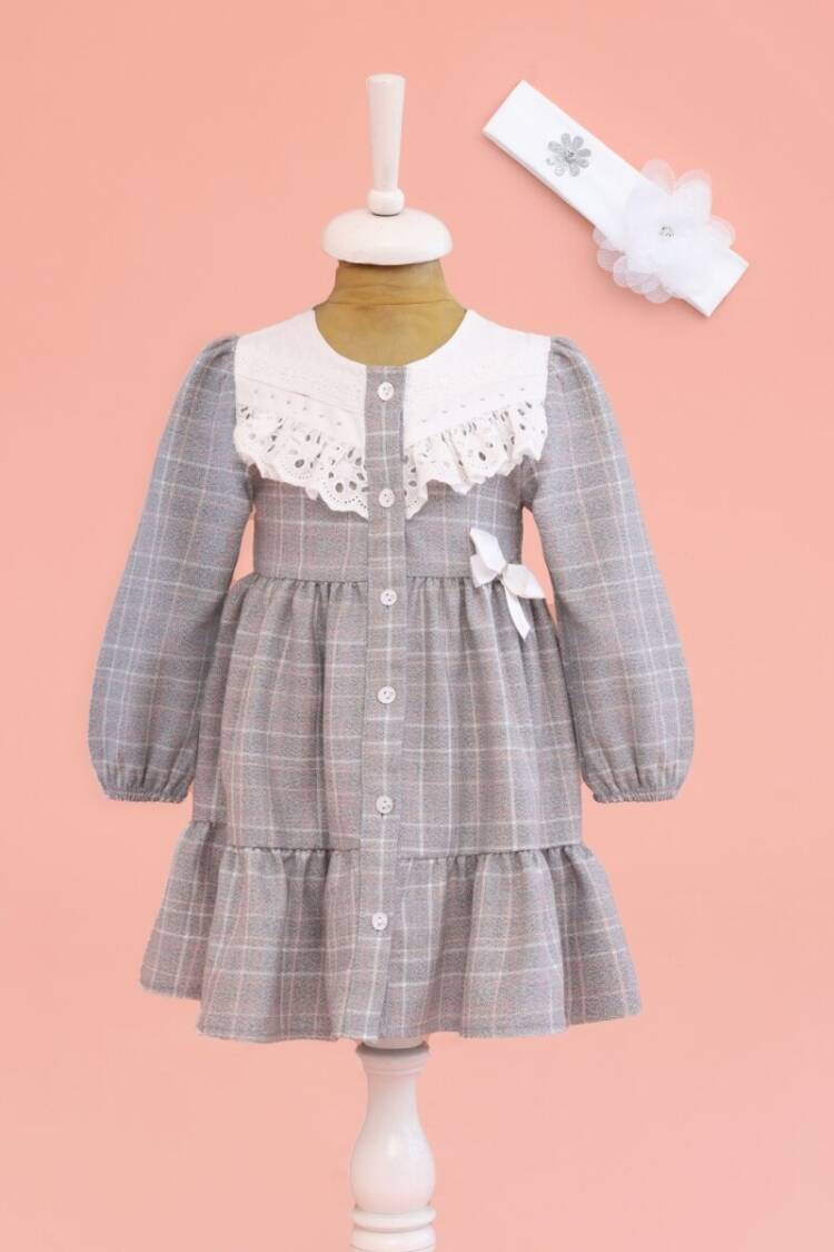 Baby Dress - Toptan Kız Çocuk Elbise 9-24M 1049-6515 - Brand: Lilax - Women & Kids, Baby Clothes Wholesale - Globality Store