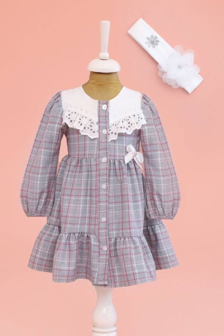 Baby Dress - Toptan Kız Çocuk Elbise 9-24M 1049-6515 - Brand: Lilax - Women & Kids, Baby Clothes Wholesale - Globality Store