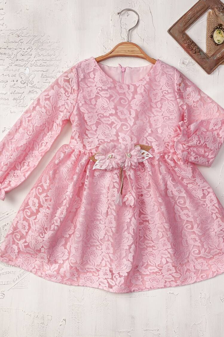 Girl's Dress - Toptan Kız Çocuk Elbisesi 3-6Y 2023-2402 - Brand: Elayza - Women & Kids, Baby Clothes Wholesale - Globality Store