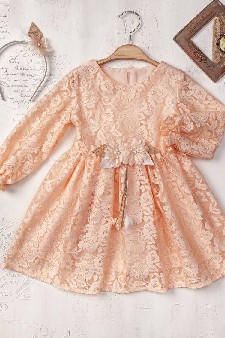 Girl's Dress - Toptan Kız Çocuk Elbisesi 3-6Y 2023-2402 - Brand: Elayza - Women & Kids, Baby Clothes Wholesale - Globality Store