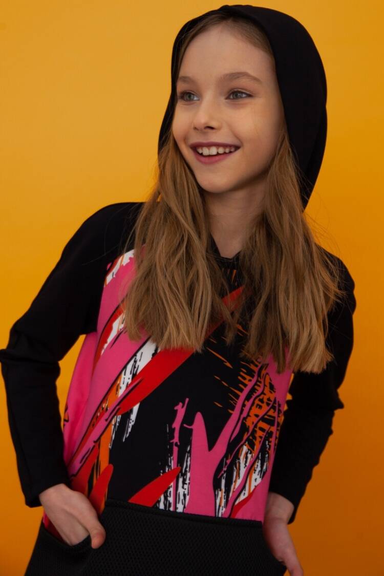 Girl's Dress - Toptan Kız Çocuk Elbisesi 4-14Y 2012-DS02033 - Brand: LiaLea - Women & Kids, Baby Clothes Wholesale - Globality Store