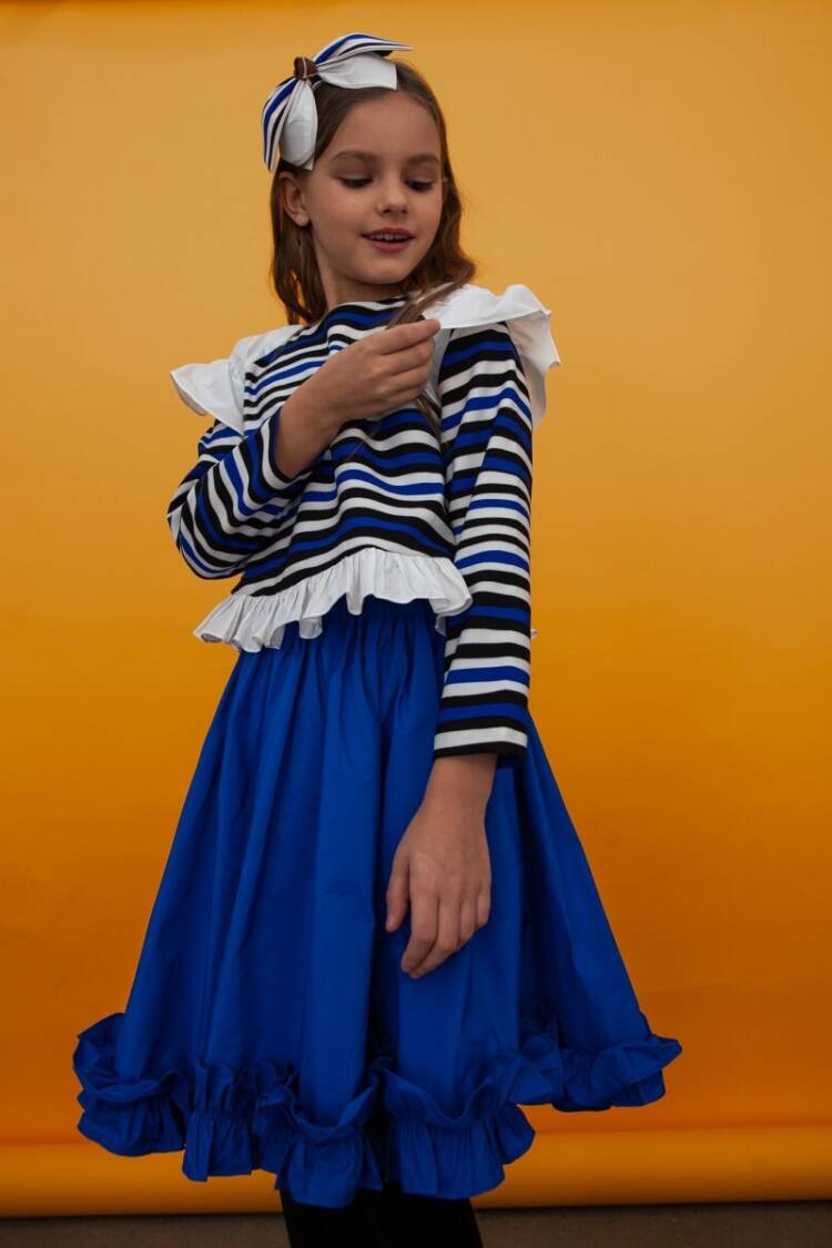Girls' Bottom Wear - Toptan Kız Çocuk Etek 4-14Y 2012-SK07415 - Brand: LiaLea - Women & Kids, Baby Clothes Wholesale - Globality Store