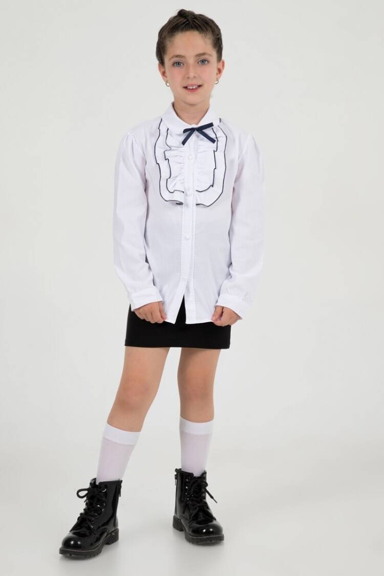 Girl's Shirt - Toptan Kız Çocuk Formal Gömlek 11-14Y 1016-24202 - Brand: Büşra Bebe - Women & Kids, Baby Clothes Wholesale - Globality Store