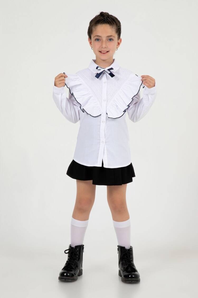 Girl's Shirt - Toptan Kız Çocuk Formal Gömlek 11-14Y 1016-24210 - Brand: Büşra Bebe - Women & Kids, Baby Clothes Wholesale - Globality Store