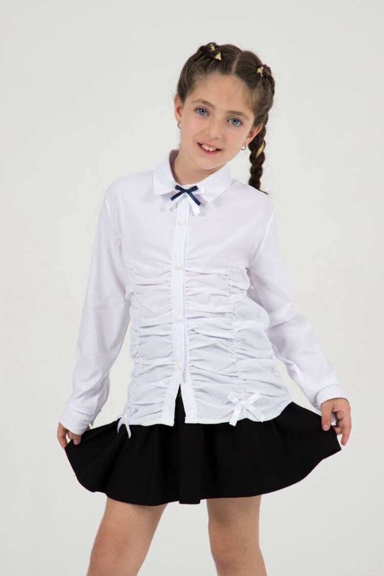 Girl's Shirt - Toptan Kız Çocuk Formal Gömlek 11-14Y 1016-24216 - Brand: Büşra Bebe - Women & Kids, Baby Clothes Wholesale - Globality Store