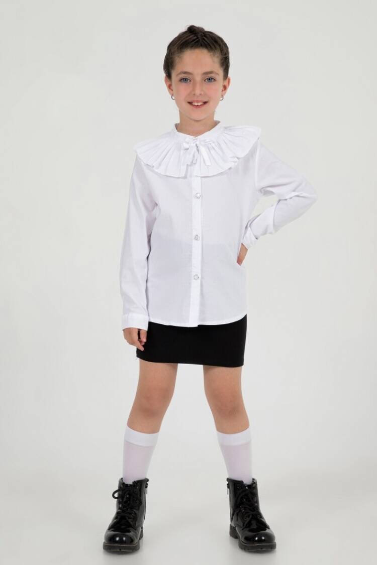Girl's Shirt - Toptan Kız Çocuk Formal Gömlek 11-14Y 1016-24218 - Brand: Büşra Bebe - Women & Kids, Baby Clothes Wholesale - Globality Store