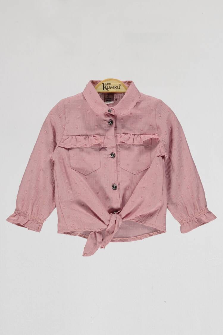 Girl's Shirt - Toptan Kız Çocuk Gömlek 10-13Y 1075-4074 - Brand: Kumru Bebe - Women & Kids, Baby Clothes Wholesale - Globality Store
