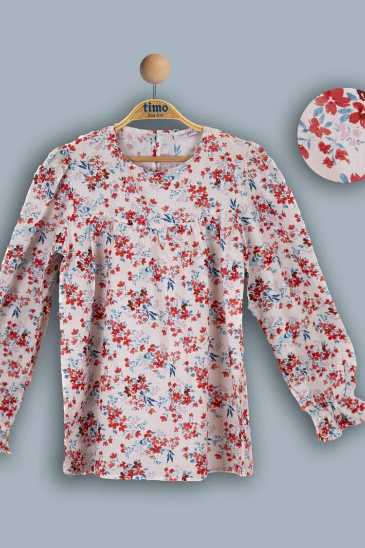 Girl's Shirt - Toptan Kız Çocuk Gömlek 10-13Y 1018-TK4DÜ202242614 - Brand: Timo - Women & Kids, Baby Clothes Wholesale - Globality Store