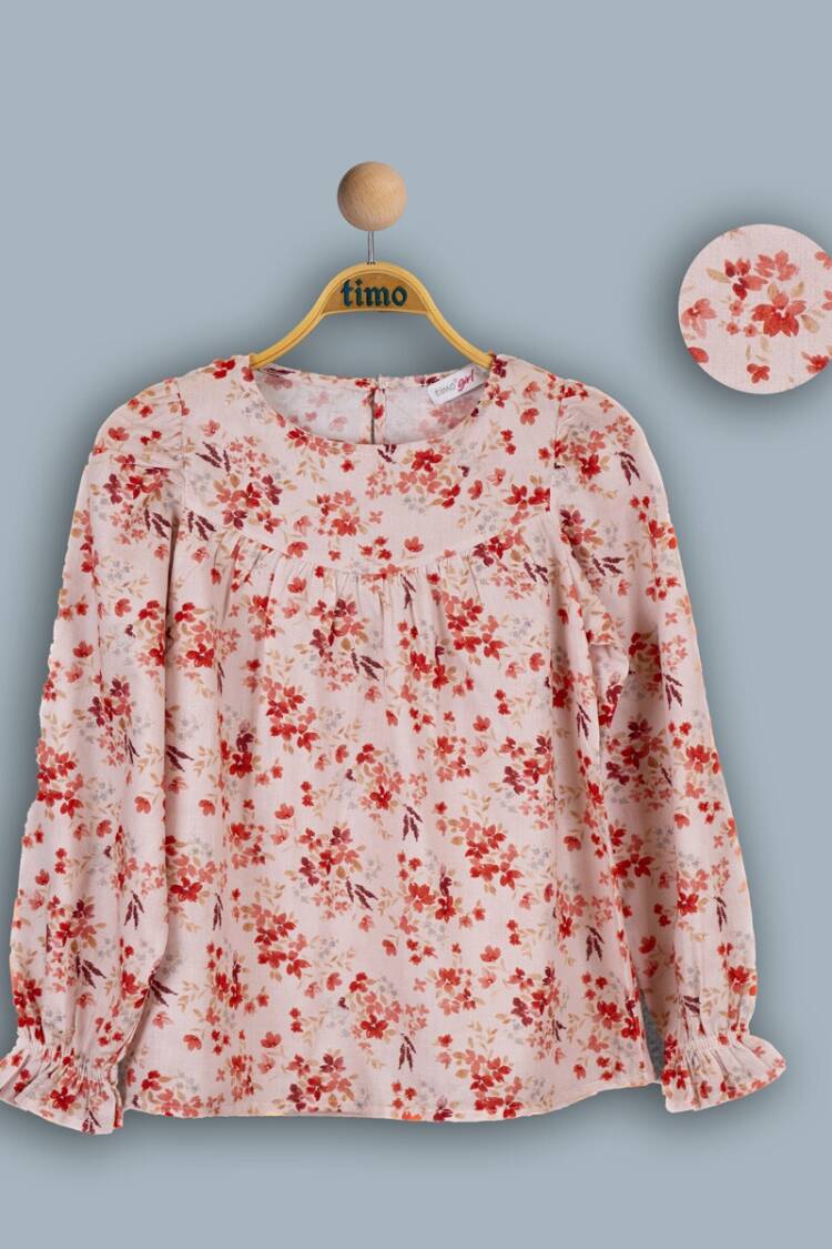 Girl's Shirt - Toptan Kız Çocuk Gömlek 10-13Y 1018-TK4DÜ202242614 - Brand: Timo - Women & Kids, Baby Clothes Wholesale - Globality Store