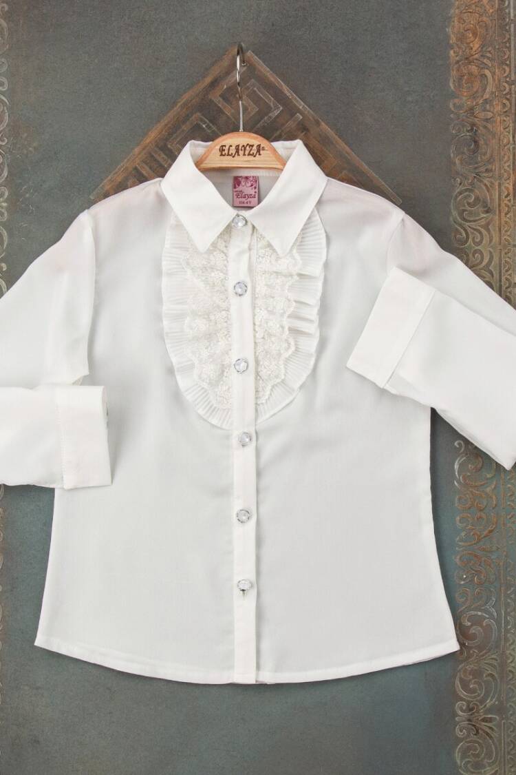 Girl's Shirt - Toptan Kız Çocuk Gömlek 5-8Y 2023-22307 - Brand: Elayza - Women & Kids, Baby Clothes Wholesale - Globality Store