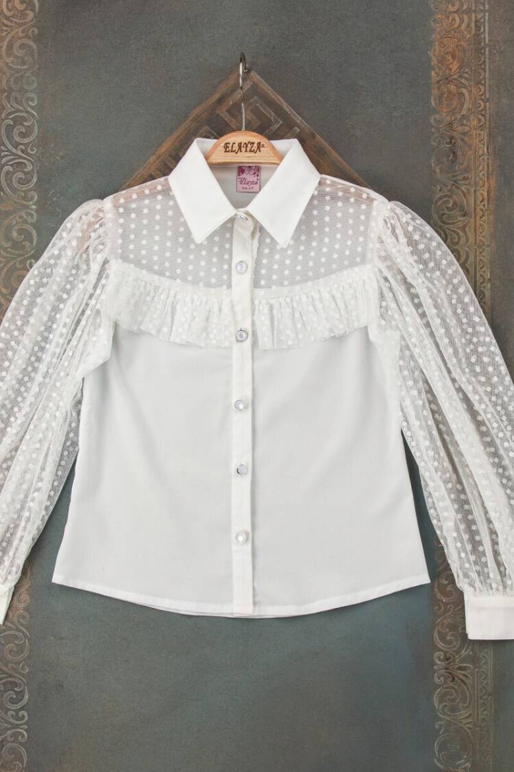 Girl's Shirt - Toptan Kız Çocuk Gömlek 5-8Y 2023-22311 - Brand: Elayza - Women & Kids, Baby Clothes Wholesale - Globality Store