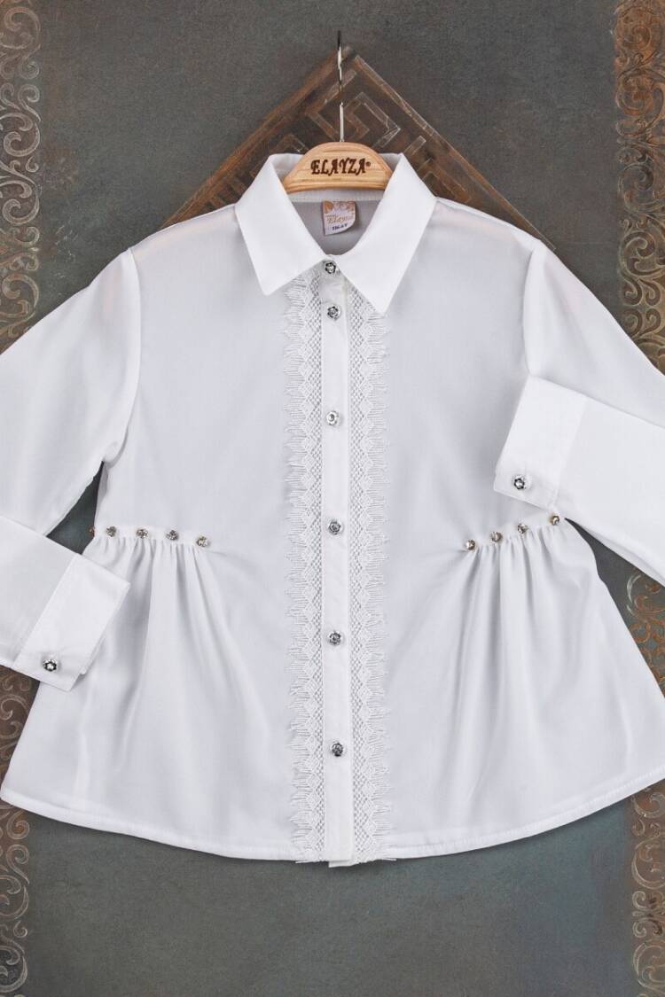 Girl's Shirt - Toptan Kız Çocuk Gömlek 5-8Y 2023-22321 - Brand: Elayza - Women & Kids, Baby Clothes Wholesale - Globality Store