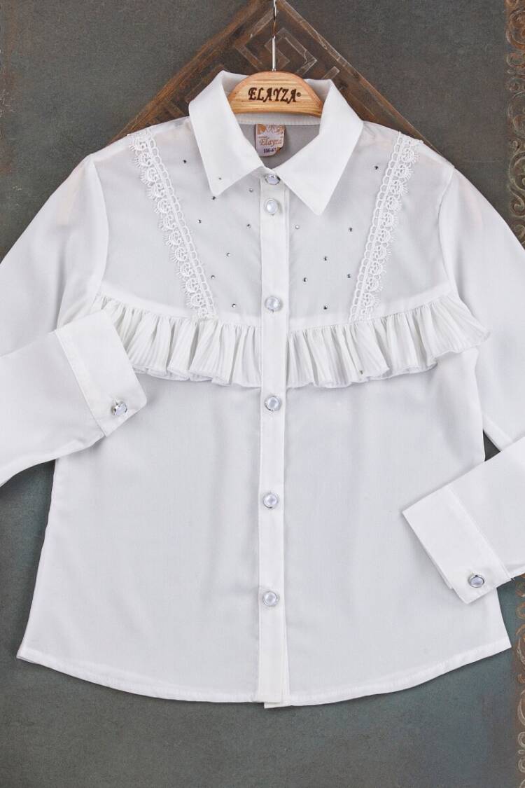 Girl's Shirt - Toptan Kız Çocuk Gömlek 5-8Y 2023-22323 - Brand: Elayza - Women & Kids, Baby Clothes Wholesale - Globality Store