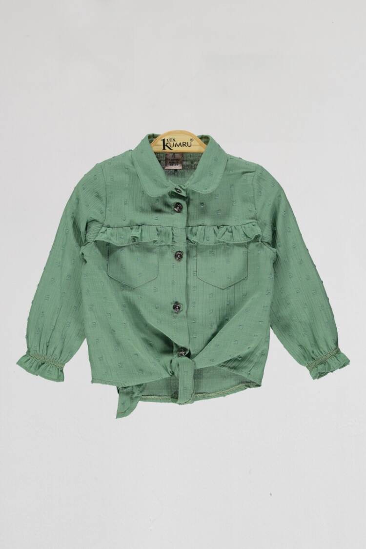 Girl's Shirt - Toptan Kız Çocuk Gömlek 6-9Y 1075-4073 - Brand: Kumru Bebe - Women & Kids, Baby Clothes Wholesale - Globality Store