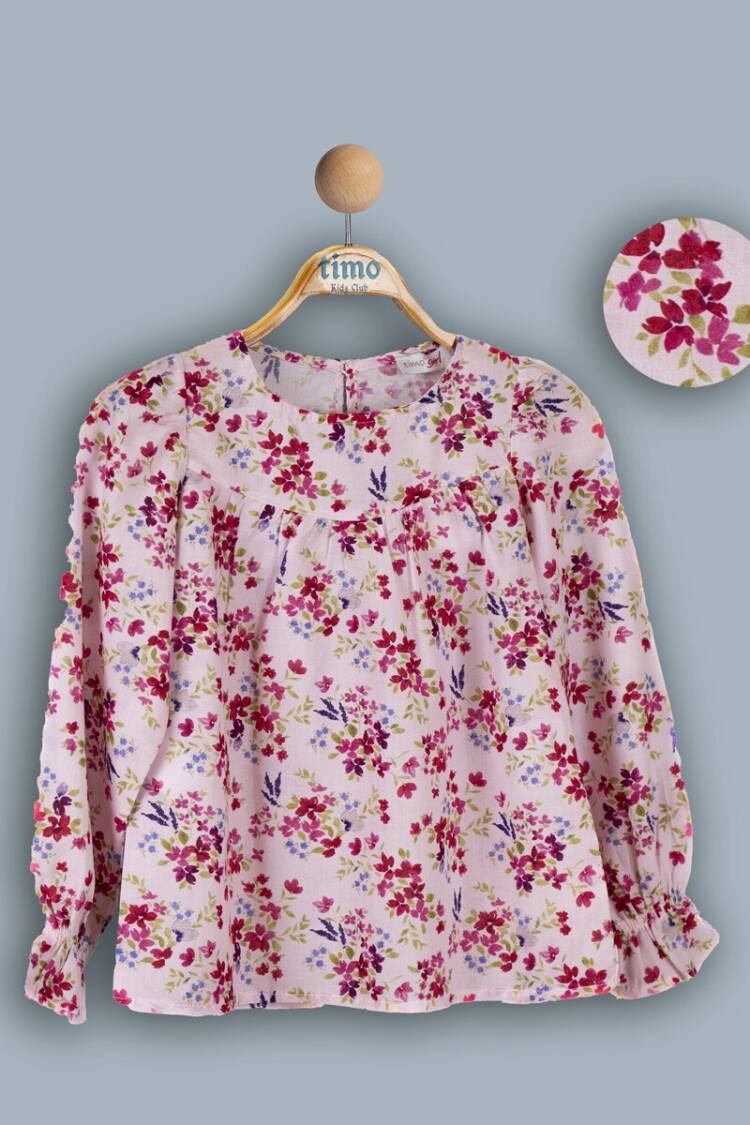 Girl's Shirt - Toptan Kız Çocuk Gömlek 6-9Y 1018-TK4DÜ202242613 - Brand: Timo - Women & Kids, Baby Clothes Wholesale - Globality Store