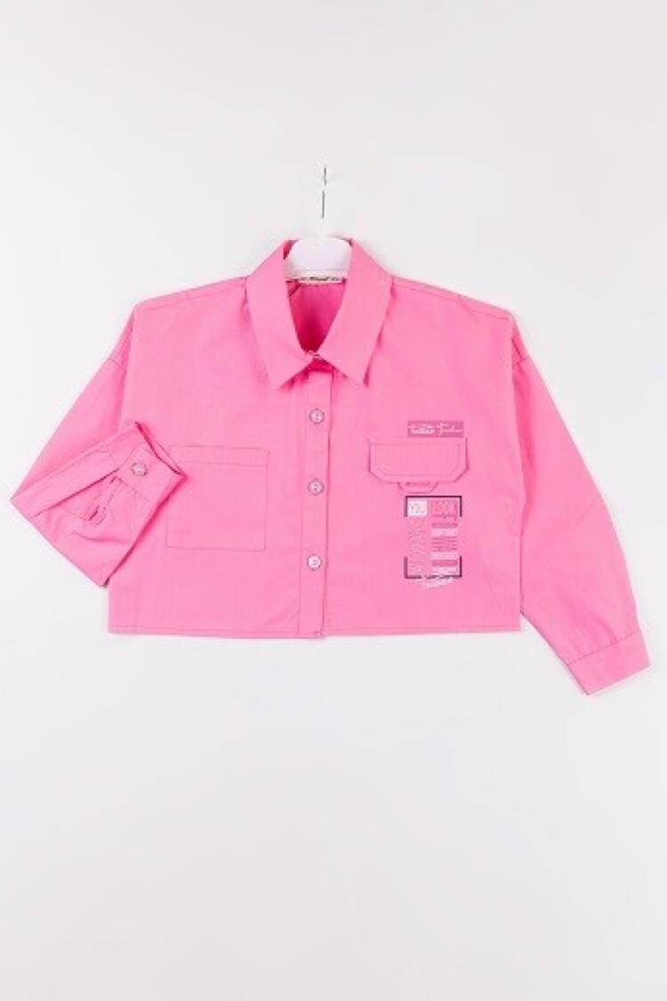 Girl's Shirt - Toptan Kız Çocuk Gömlek 7-10Y 1016-24101 - Brand: Büşra Bebe - Women & Kids, Baby Clothes Wholesale - Globality Store